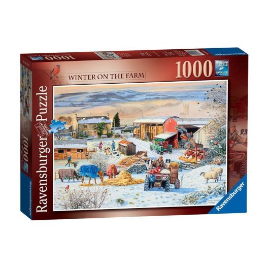 Winter on the Farm Jigsaw Puzzle - 1000 Pieces