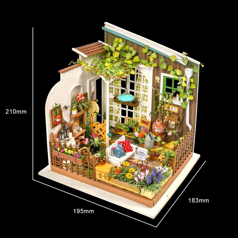 Robotime DIY Model Miller's Flower House