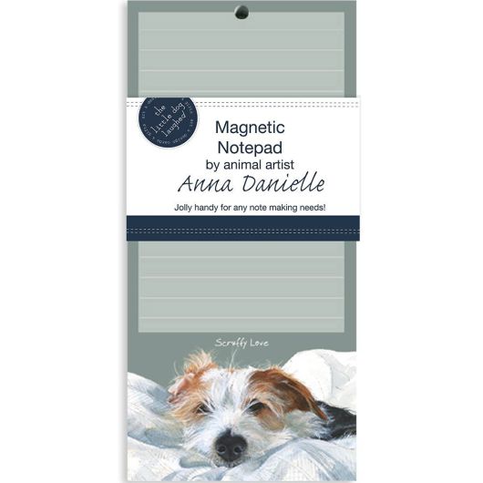 The Little Dog Laughed Magnetic Notebook - Scruffy Love