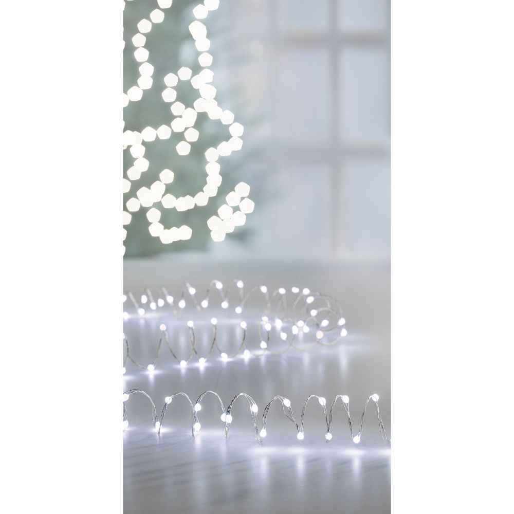 Premier Ultrabrights 200 LEDs 10m - White (Silver Cable)