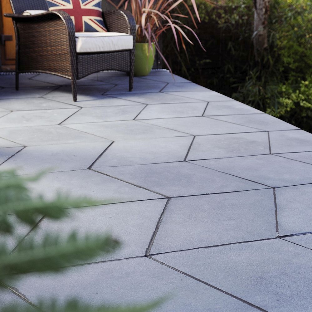 Bowland Stone Prestbury Chevron Paving Kit 5.54m² - Welsh Slate